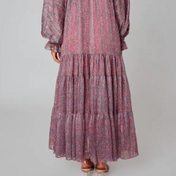 253. Greta Drop Waist Maxi Dress - Picture 3 of 4